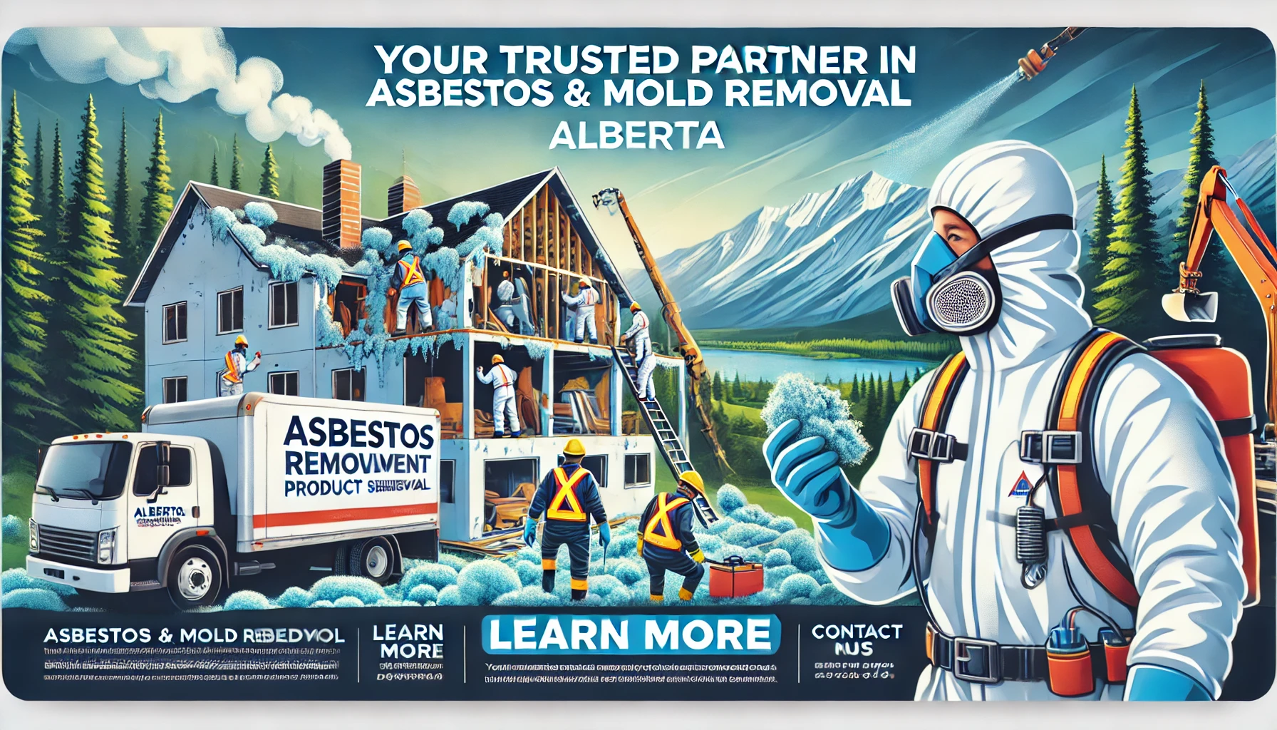 Edmonton Asbestos, flood, mould and bacteria removal services